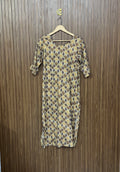 Block Print Long Top