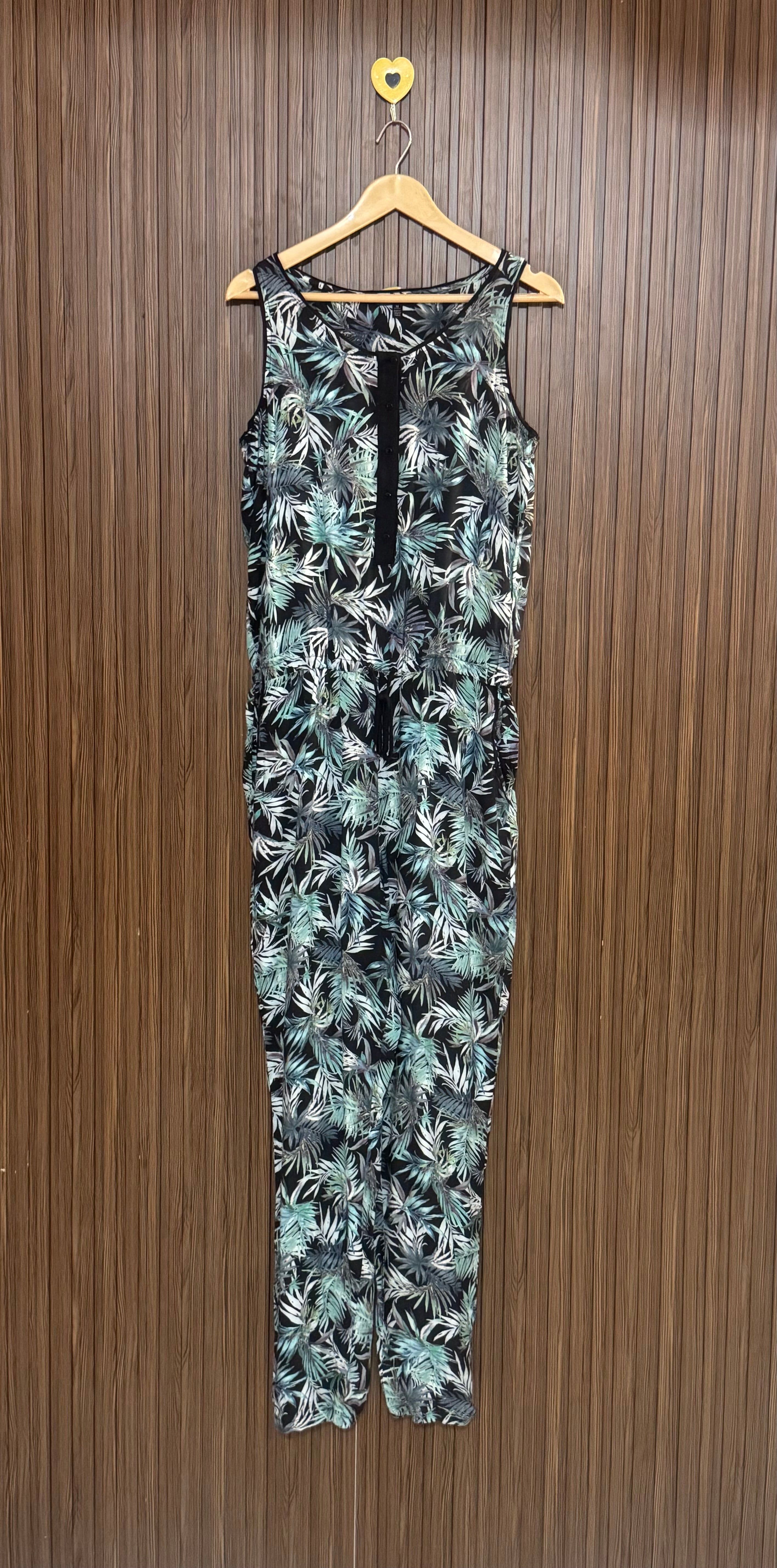 Multi Tropical Print Jumpsuit