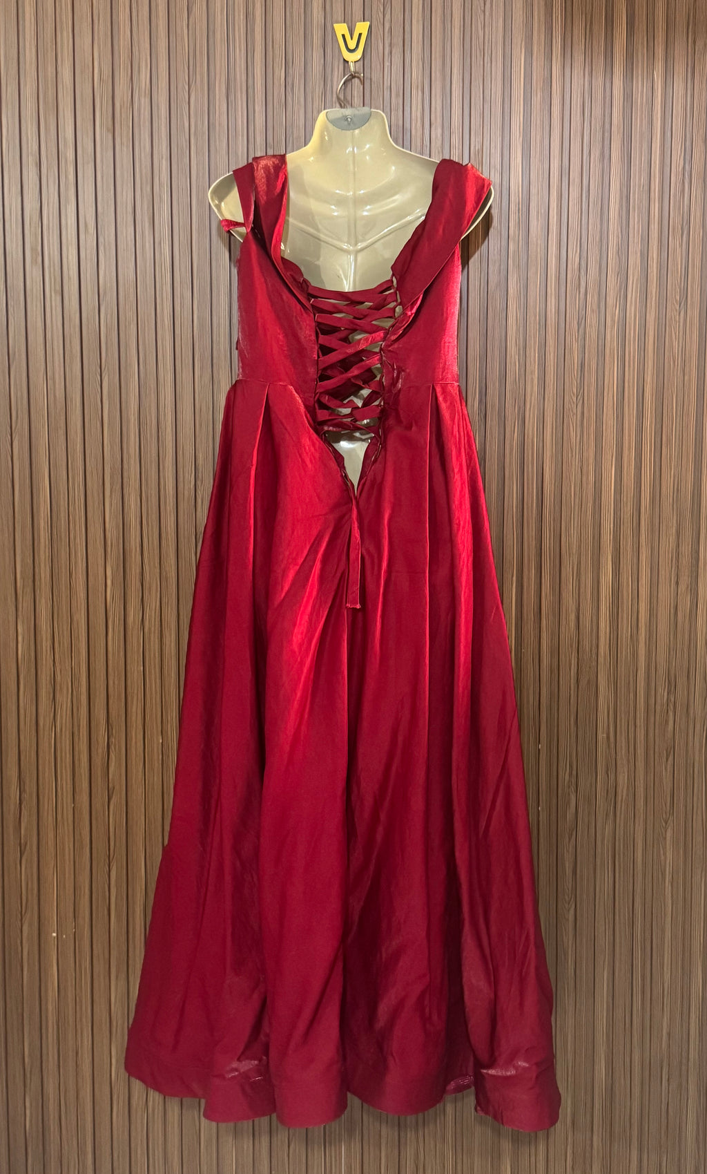 Chest 17 Length 52 Fabric Silk Cotton Maxi Party Dress