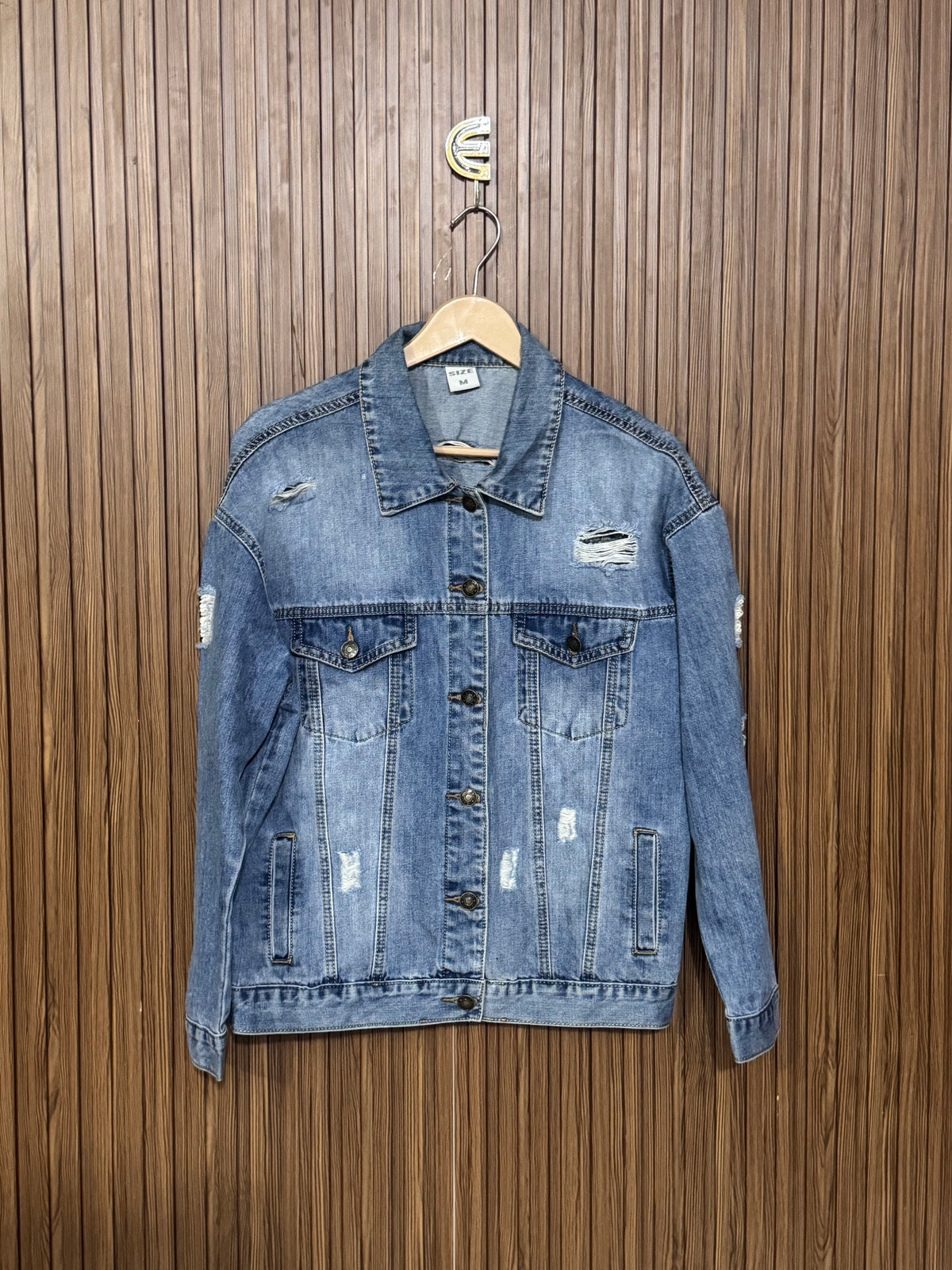 Chest 19 Length 22 Fabric Denim Fashion Grace