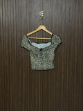 Chest 13 Length 15 Leopard Print Top