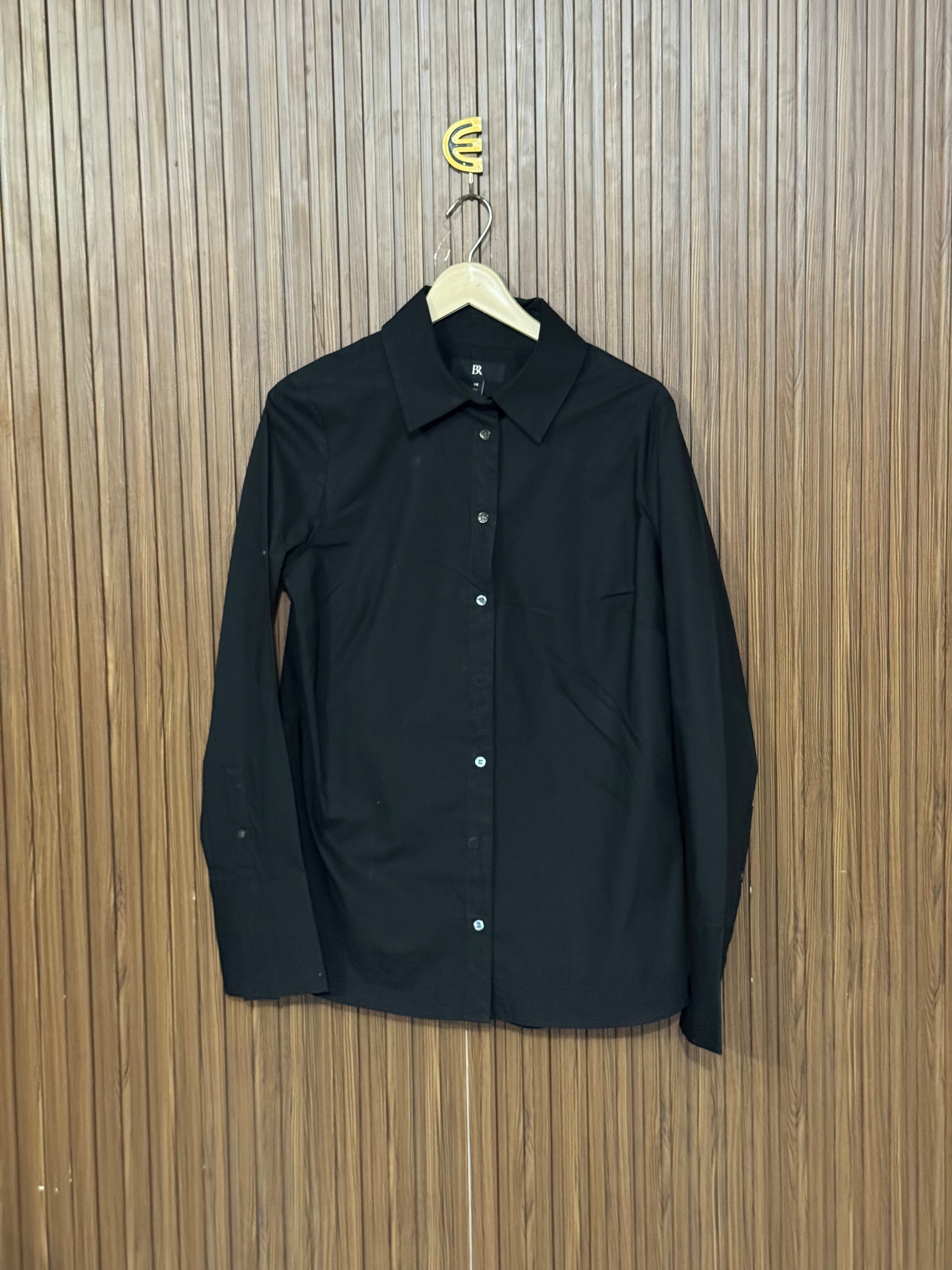 Chest 19 Length 28 Fabric Cotton Casual Black