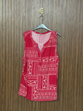 Chest 24 Length 18 Fabric Silk Ava Top