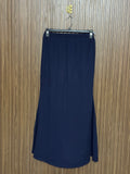 Classic Navy Straight Long Skirt