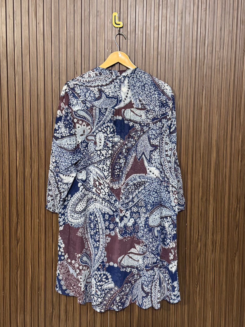Chest 26 Length 34 Fabric Shifon Sequin Long Top