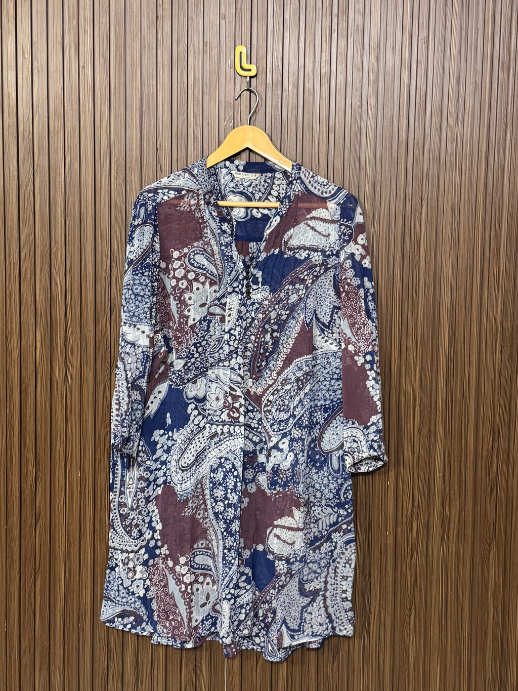Chest 26 Length 34 Fabric Shifon Sequin Long Top