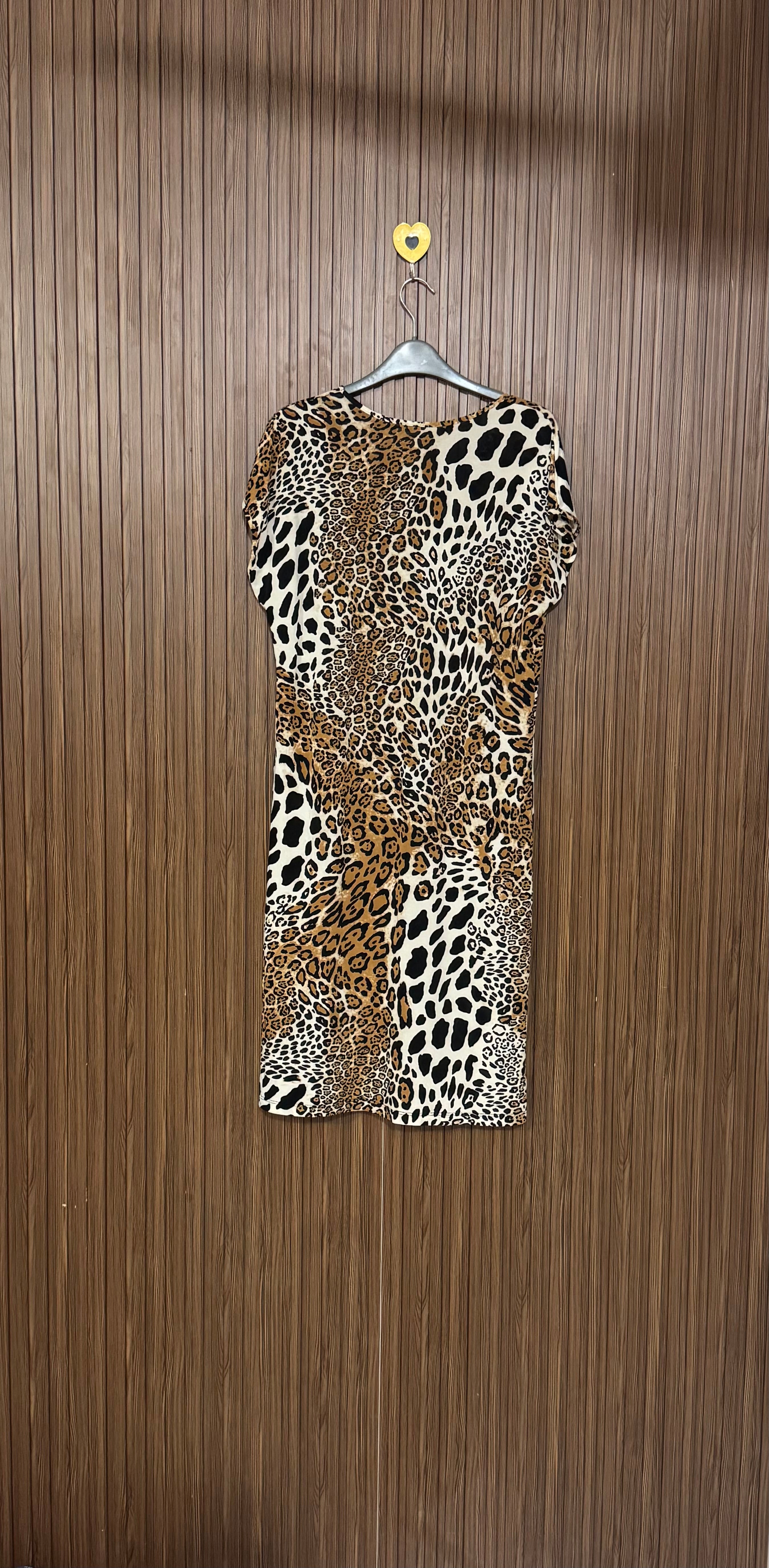 Leopard V-Neck Long Top