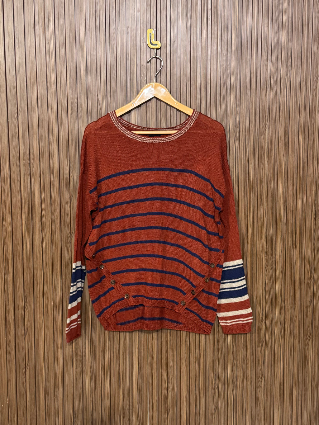 Chest 20 Length 26 Chunky Cable Heavy Sweater