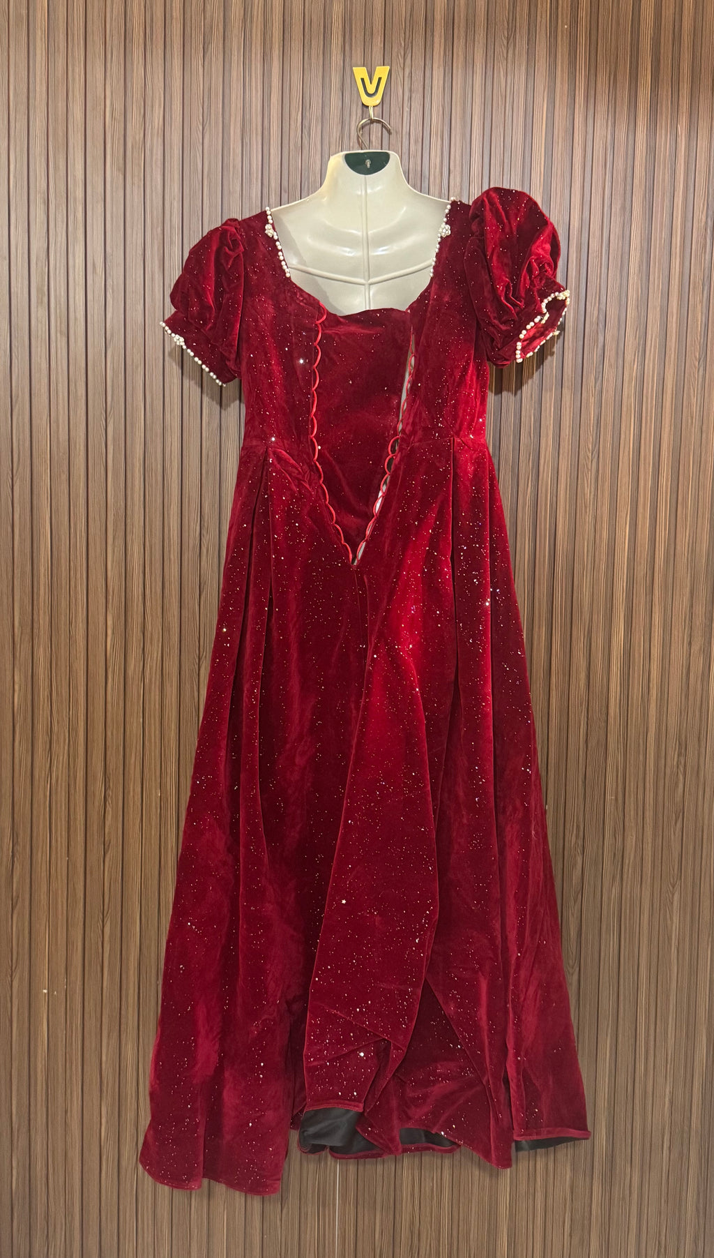 Chest 16 Length 53 Fabric Valbit Long Sleeve Party Dress