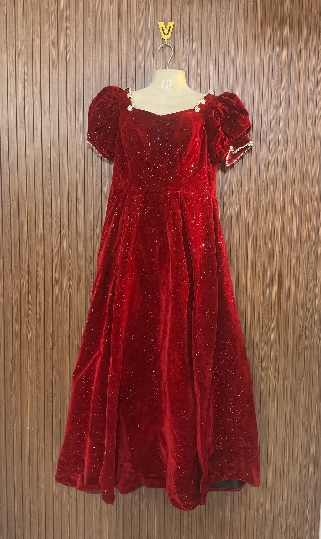 Chest 16 Length 53 Fabric Valbit Long Sleeve Party Dress