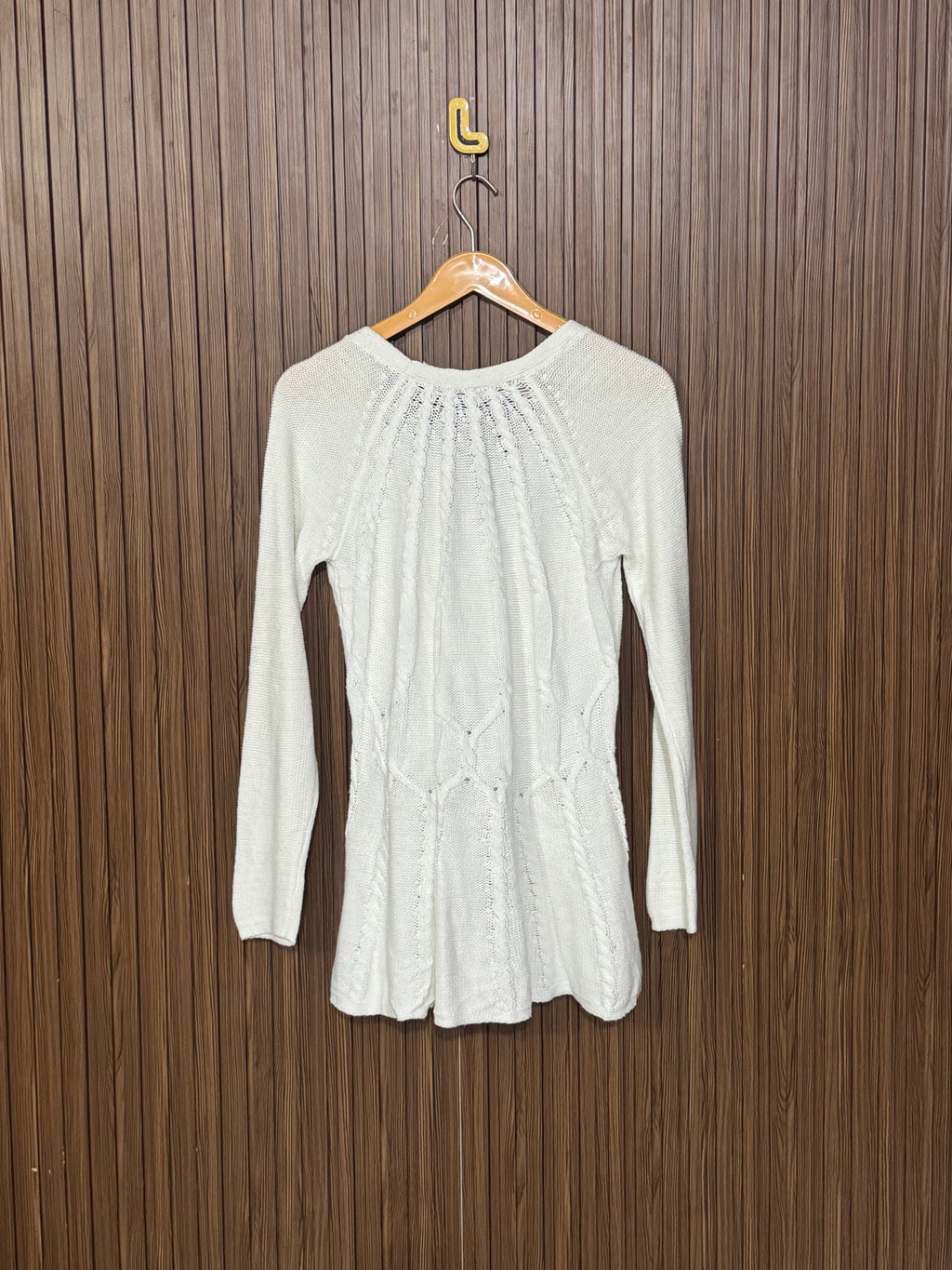 Chest 17 Length 26 Thick Rib Heavy Sweater