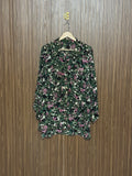 Green Floral Long Top