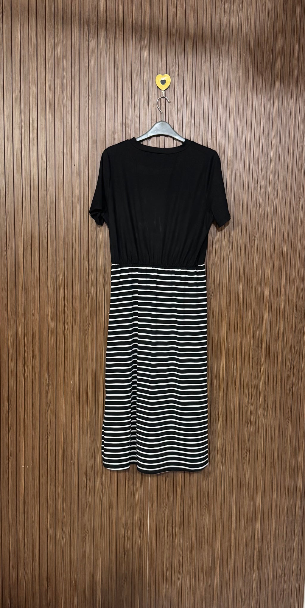 Striped Panel Long Top