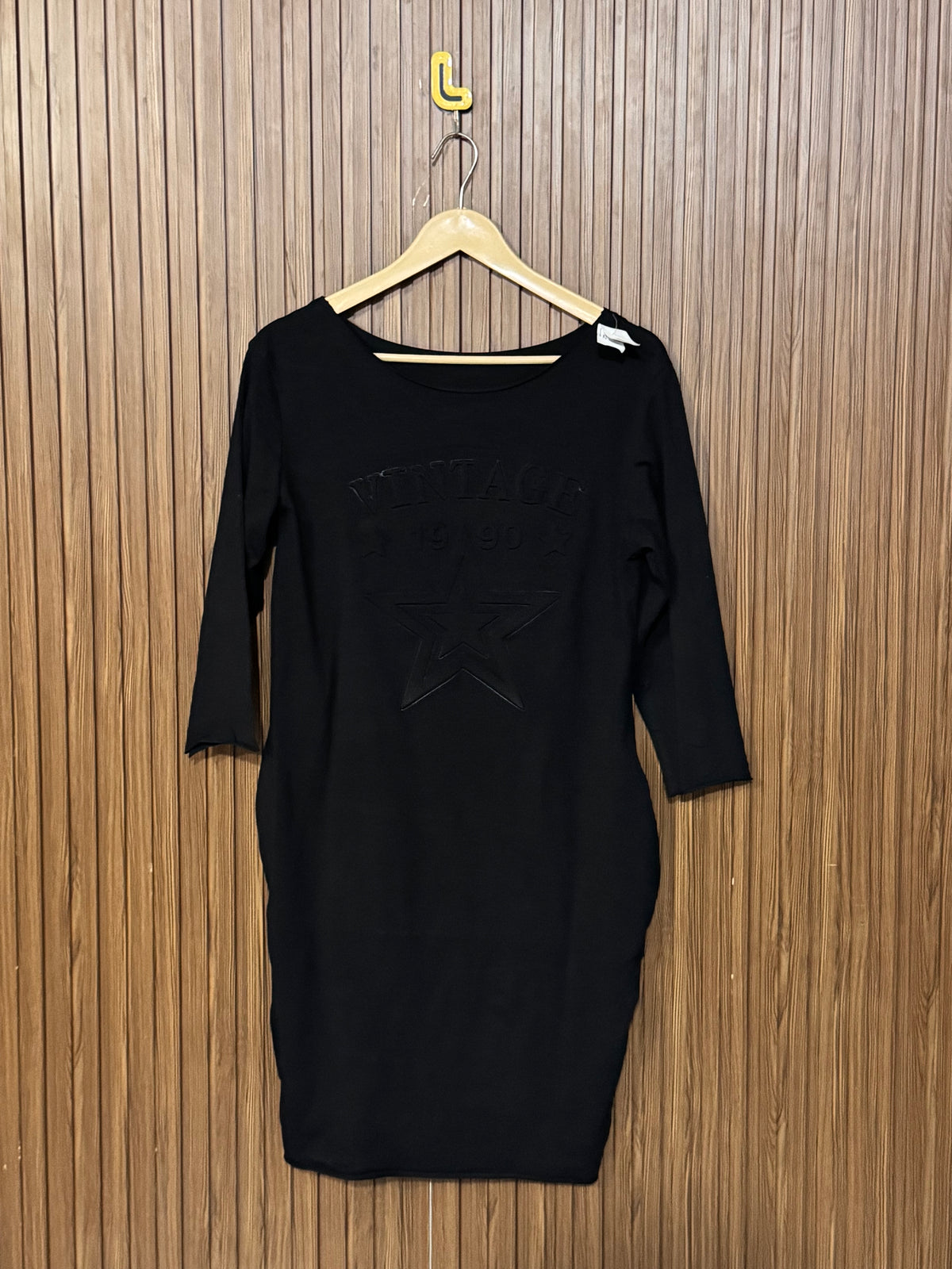 Chest 18 Length 35 Fabric Elastic Knit Long Top