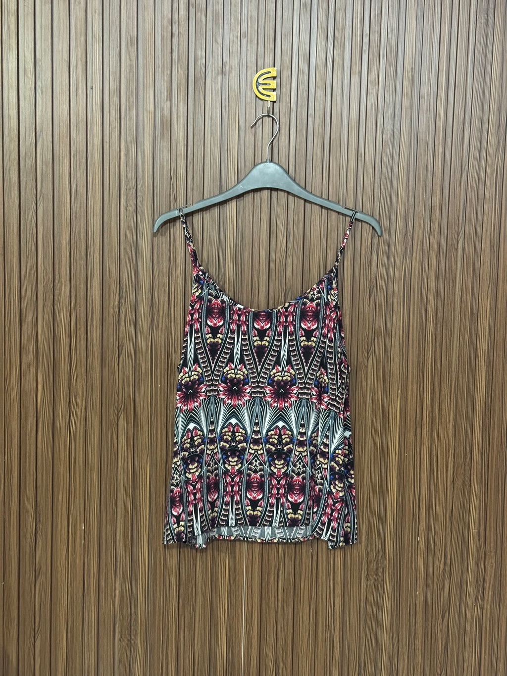 Dark Bohemian Strap Sleeveless Top