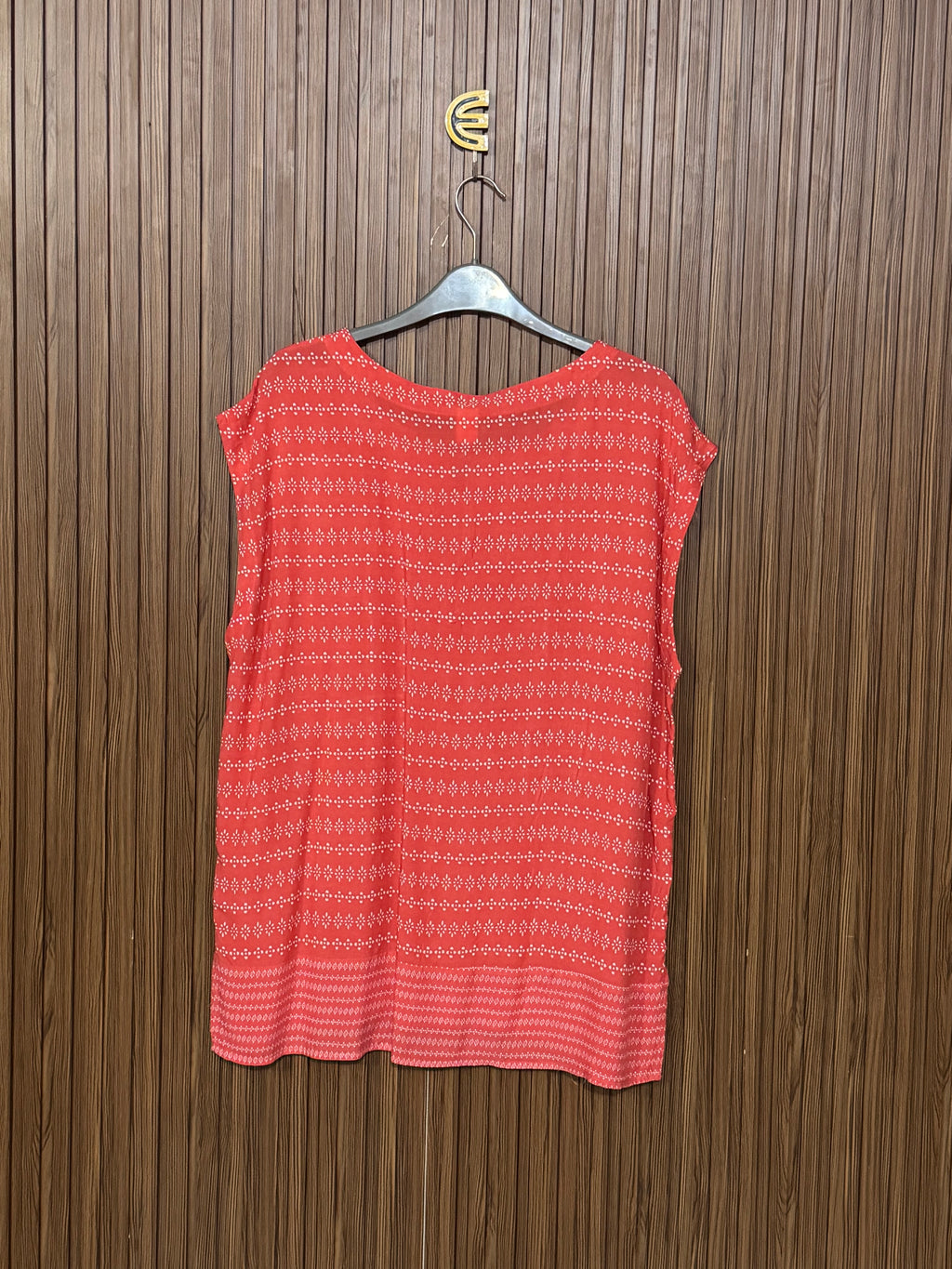 Chest 21 Length 26 Fabric Silk Ruby Top