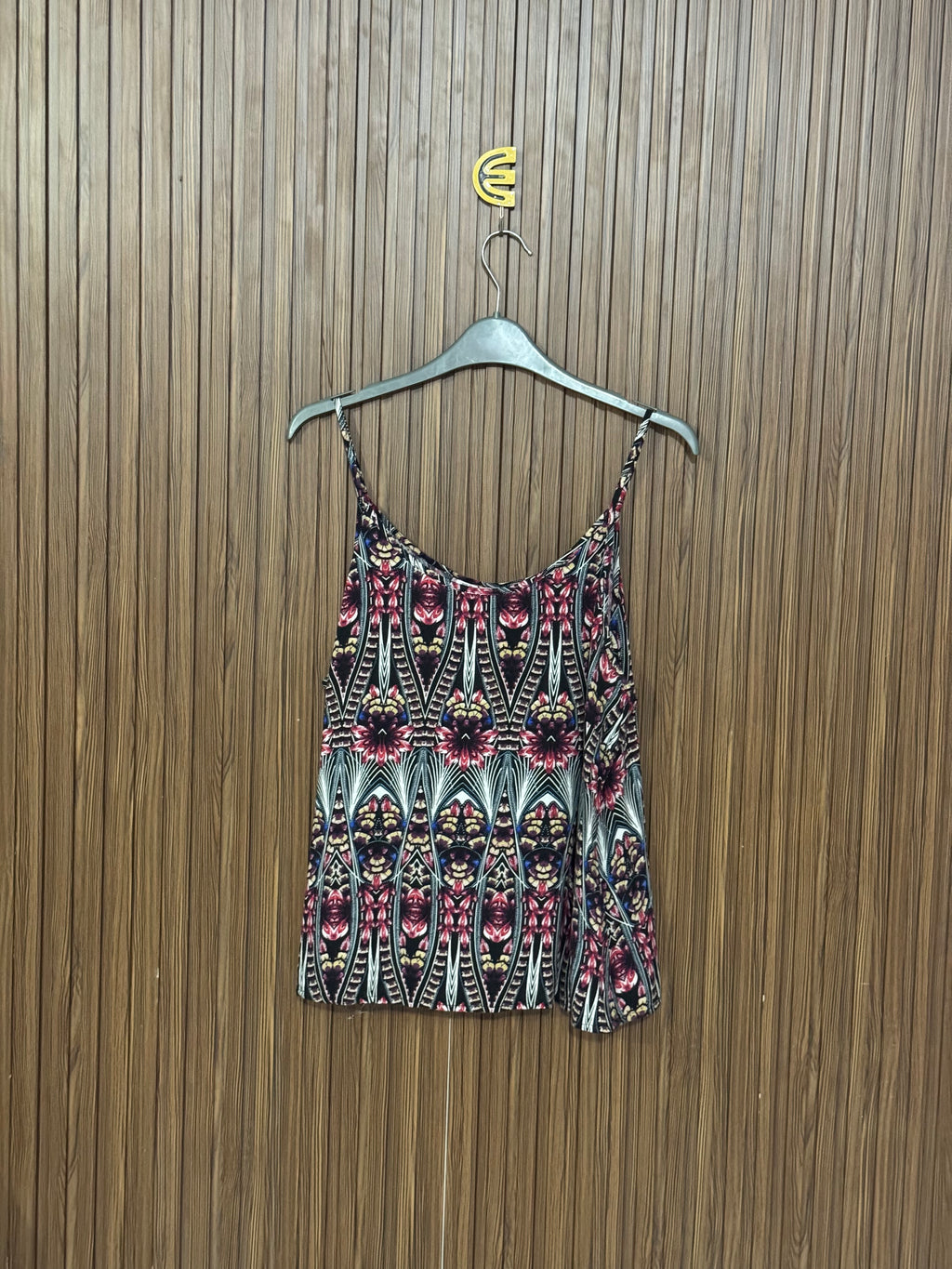 Dark Bohemian Strap Sleeveless Top