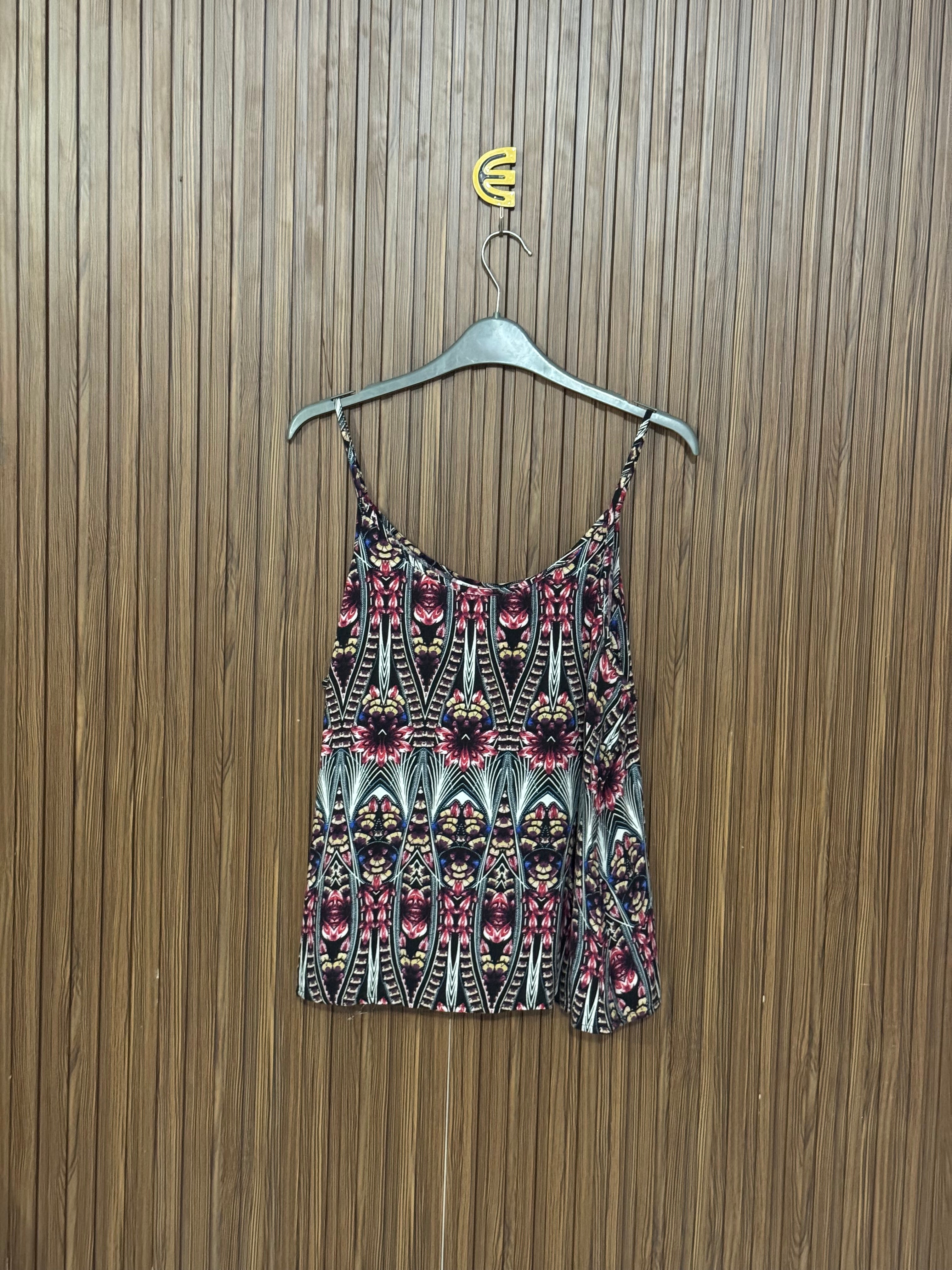 Dark Bohemian Strap Sleeveless Top