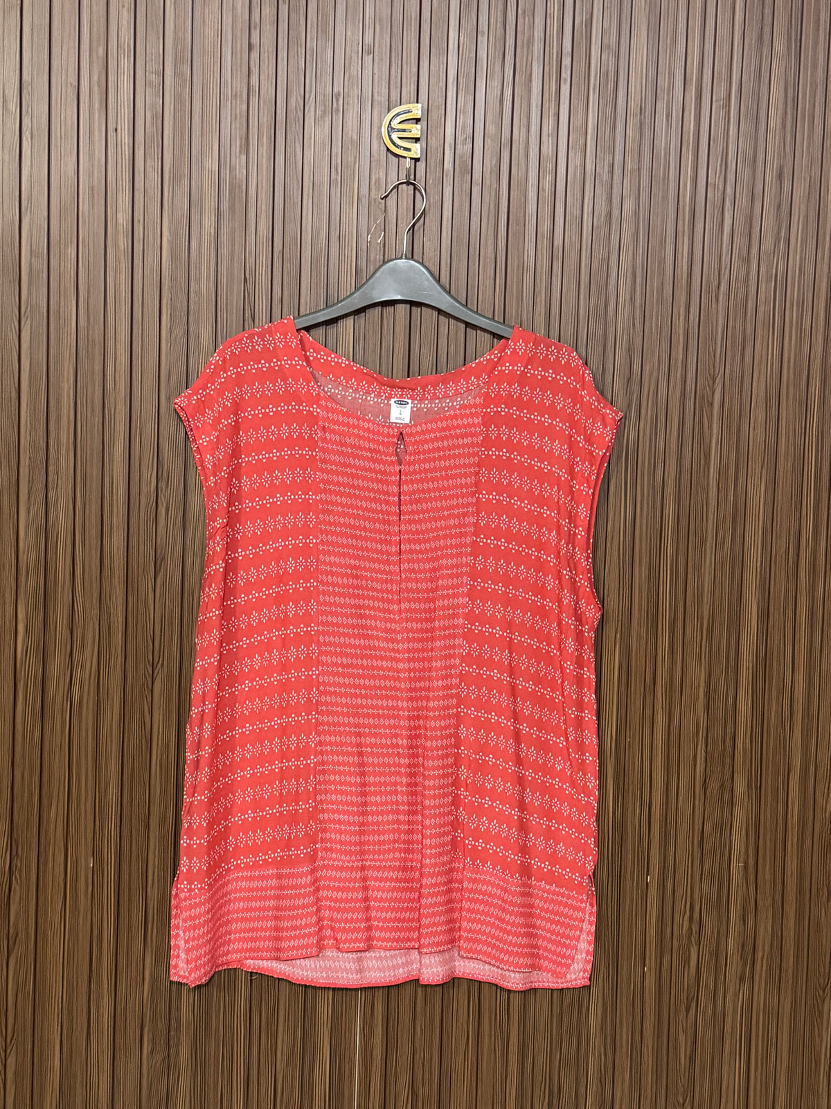 Chest 21 Length 26 Fabric Silk Ruby Top
