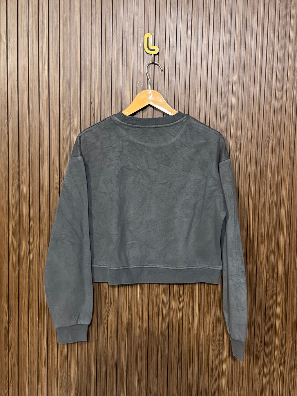 Chest 19 Length 17 Rib Knit Winter Crop