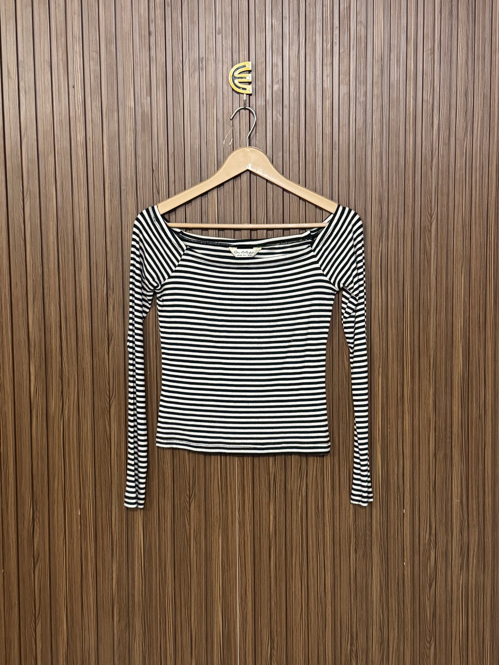 Chest 14 Length 17 Striped Long-Sleeve