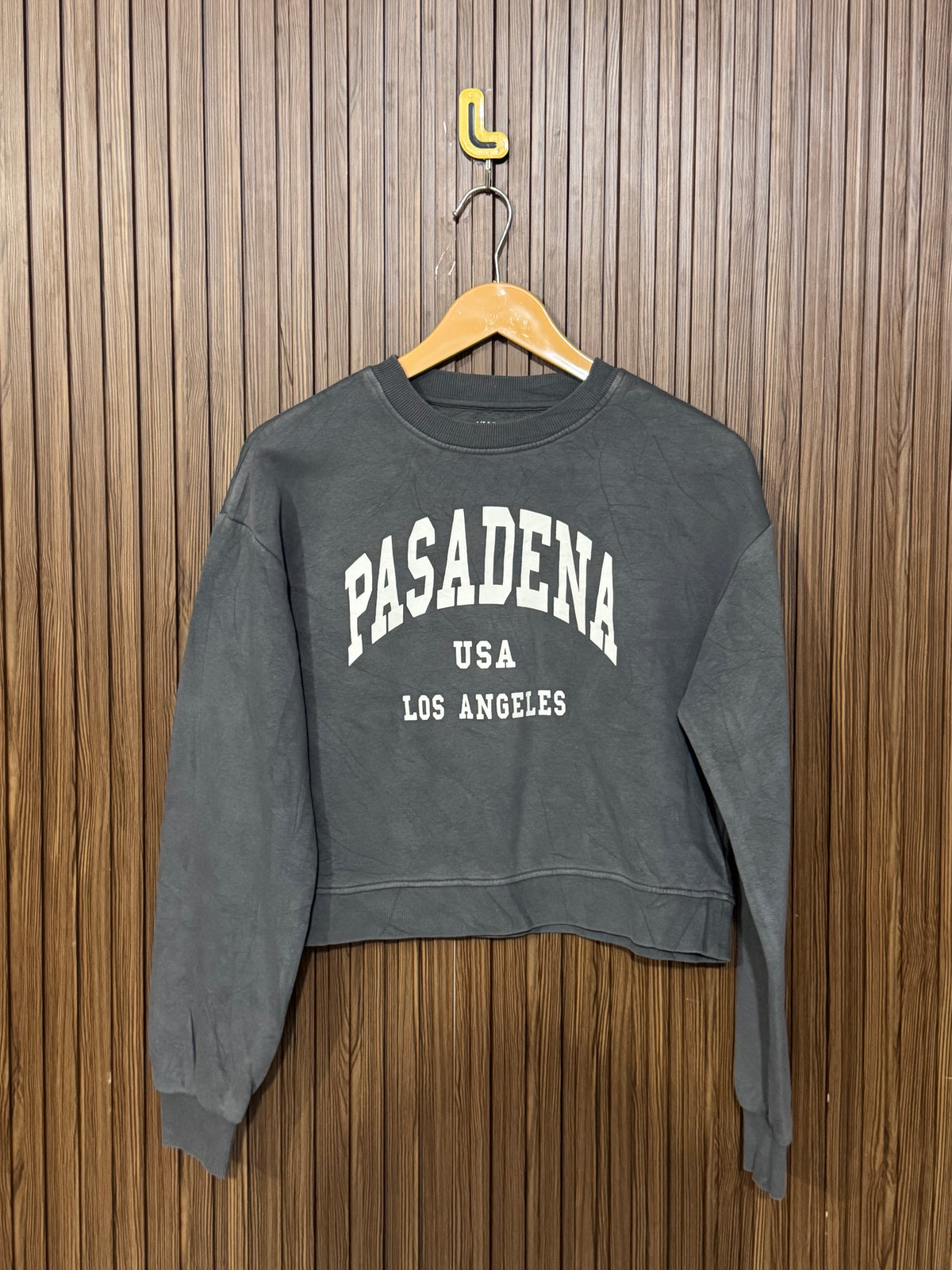Chest 19 Length 17 Rib Knit Winter Crop