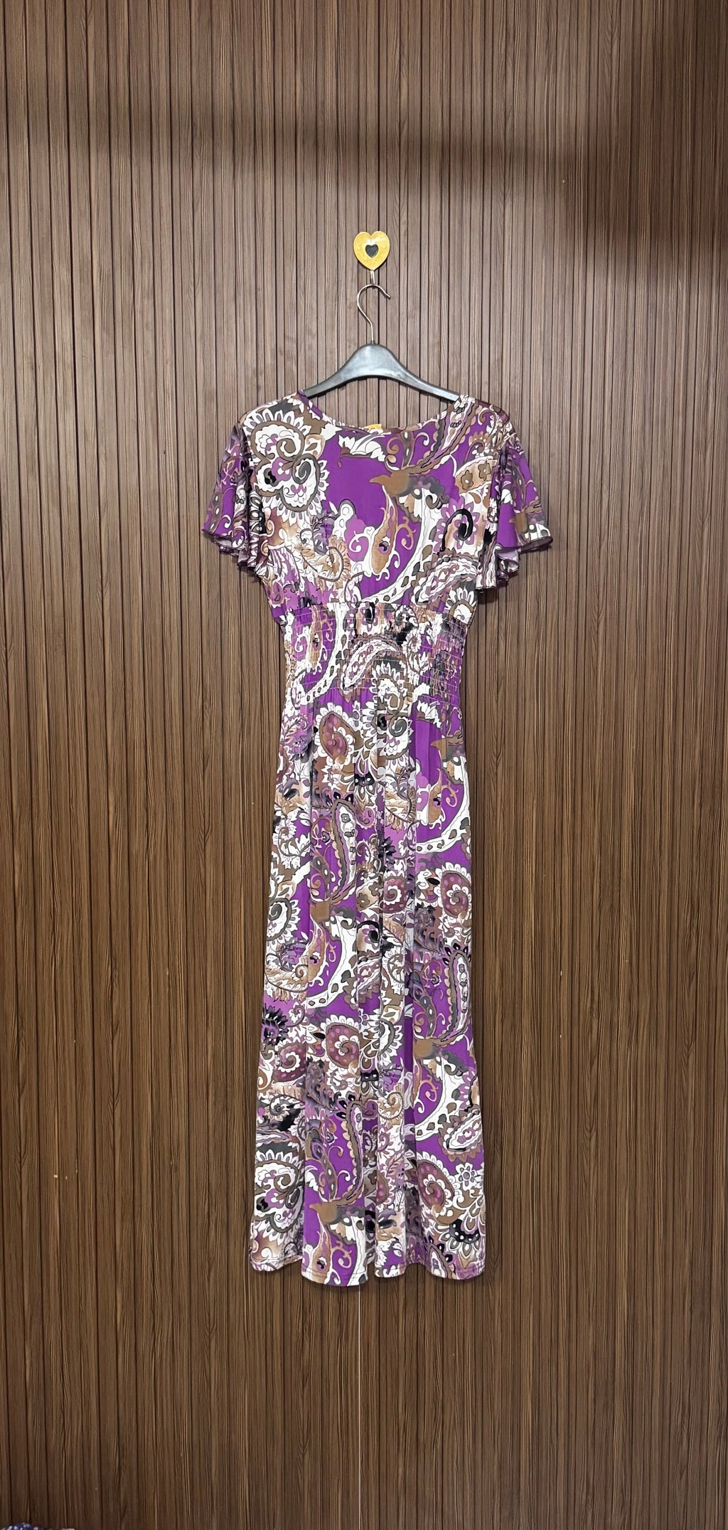 Purple Paisley Long Top