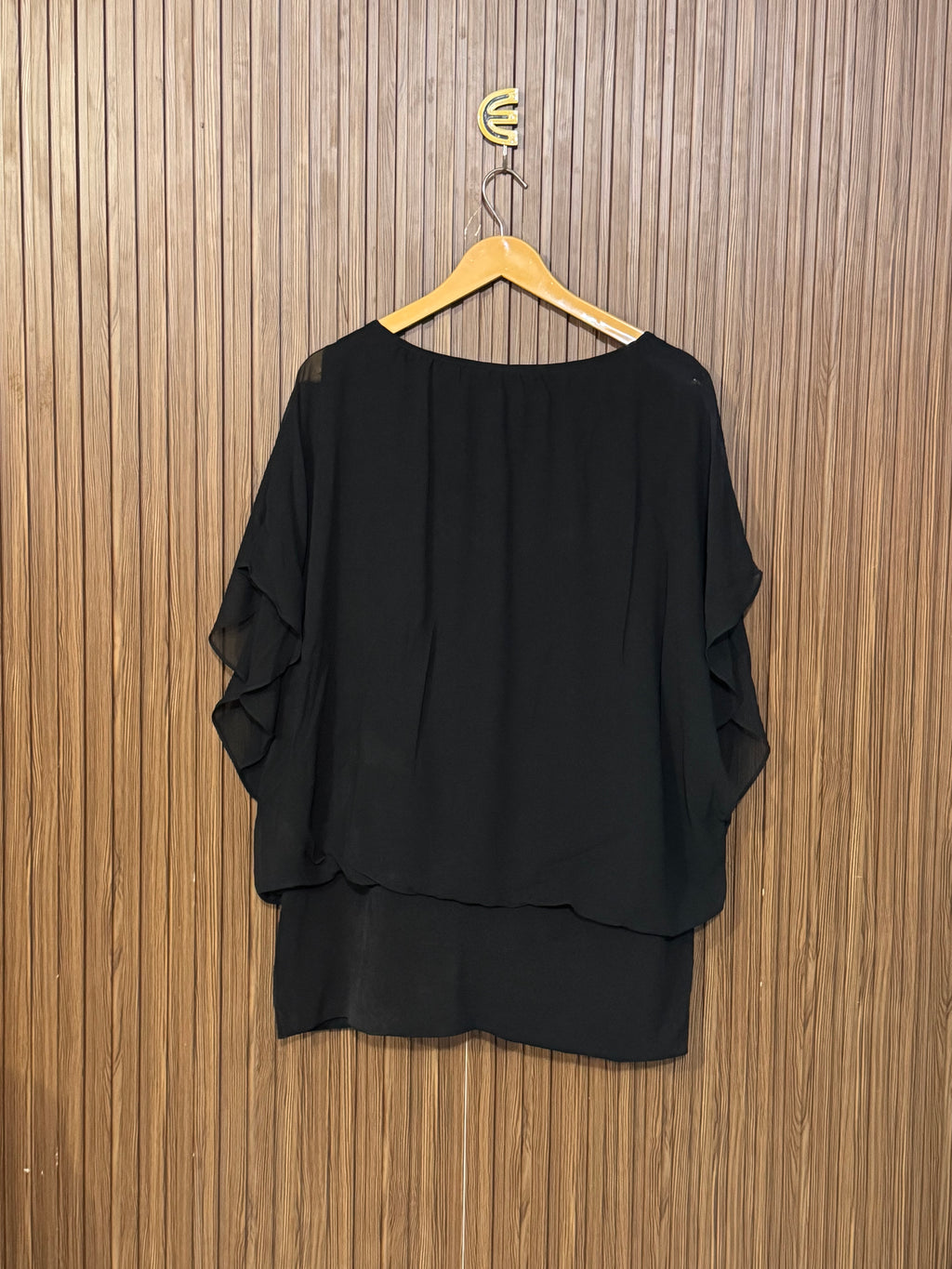 Chest 28 Length 29 Fabric Shifon Black Look