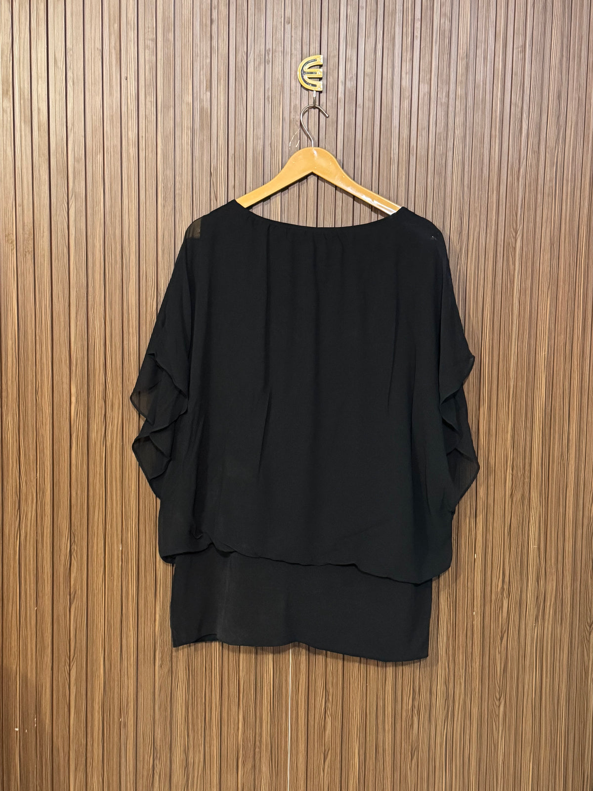Chest 28 Length 29 Fabric Shifon Black Look