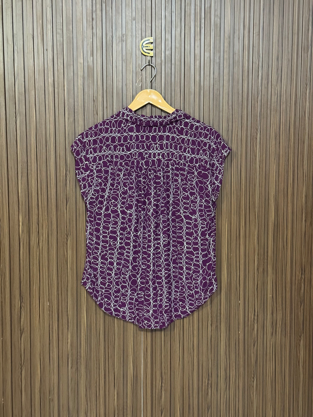 Chest 21 Length 24 Fabric Silk Casual Loose Top