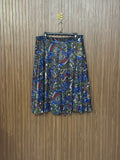 Waist 36 to 42 Length 27 Fabric silk  High Waist Skirt