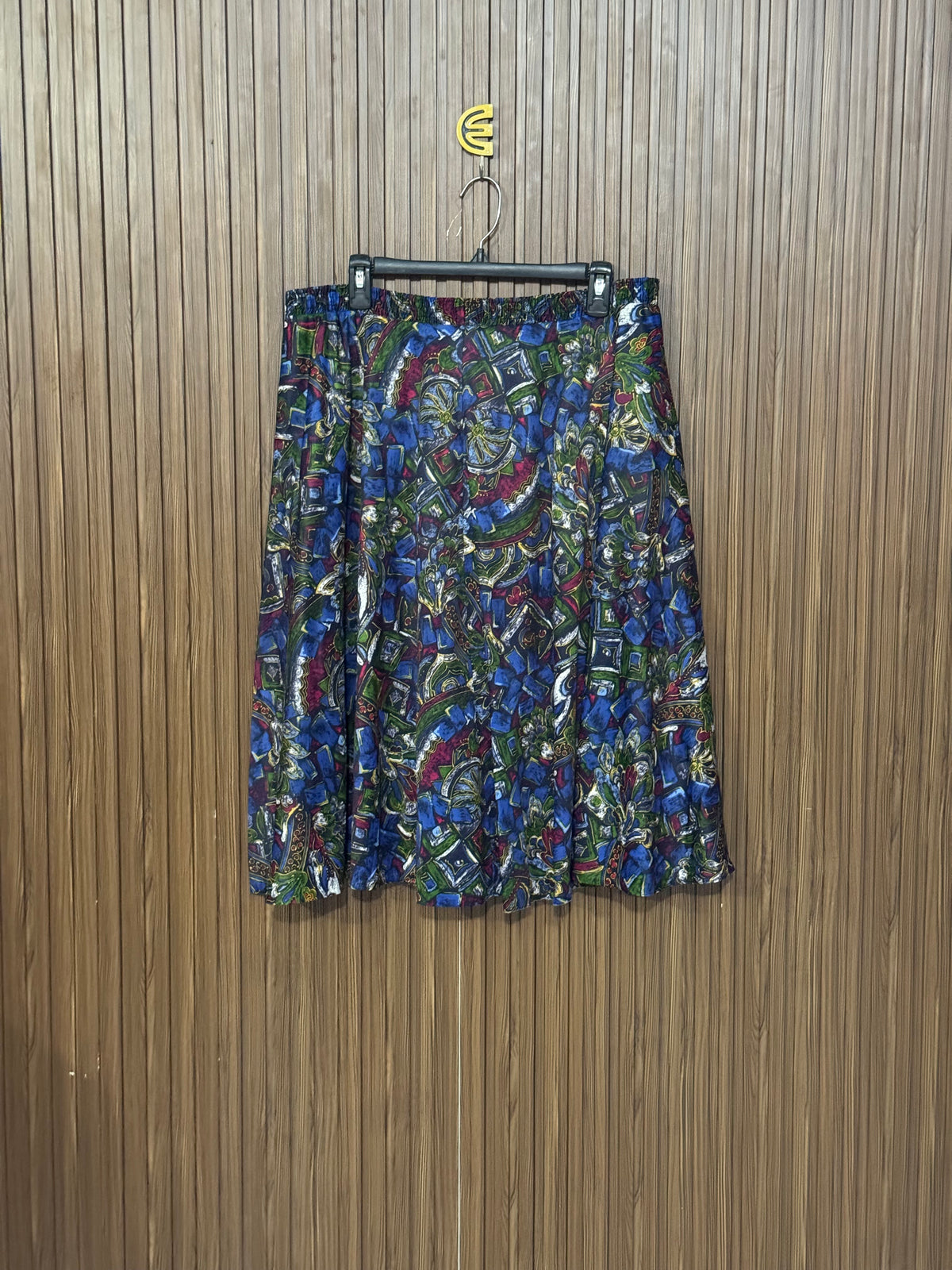 Waist 36 to 42 Length 27 Fabric silk  High Waist Skirt