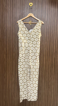 Front  Button Sleeveless Jumpsuit