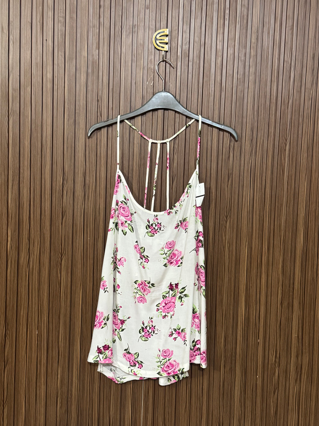 Chest 20 Length 21 Fabric Silk Olive Top