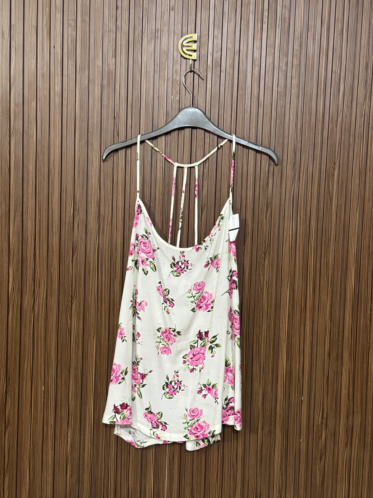 Chest 20 Length 21 Fabric Silk Olive Top