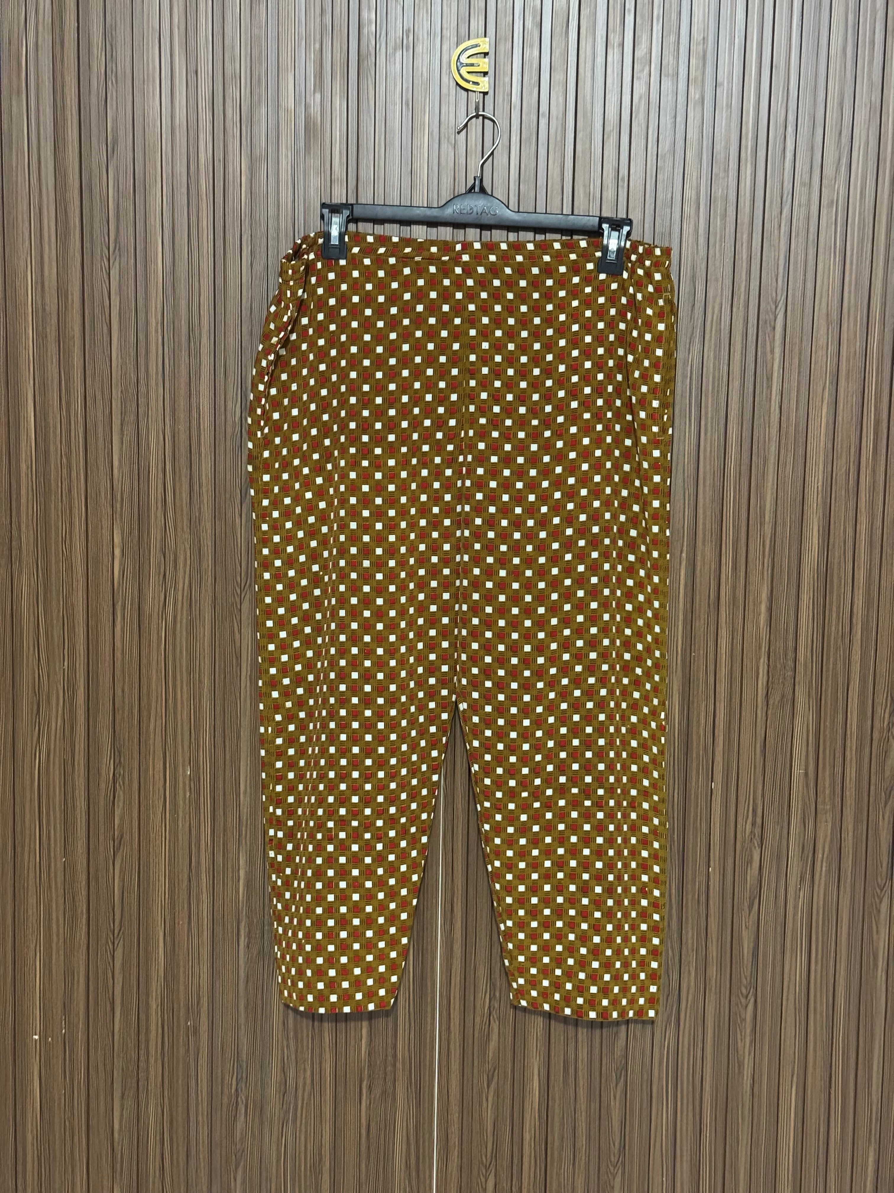 Mustard Pixels Trouser