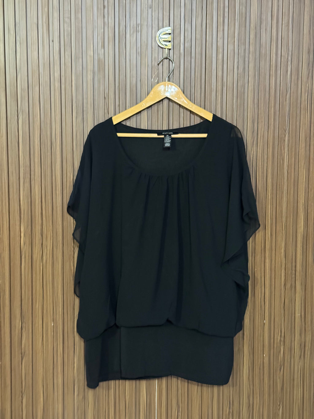 Chest 28 Length 29 Fabric Shifon Black Look