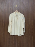 Chest 25 Length 26 Fabric Silk Front Rib Top