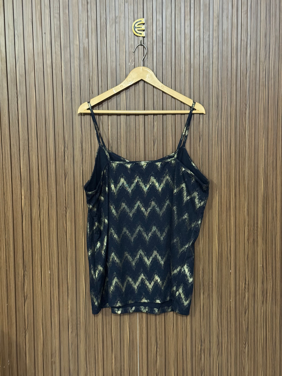Chest 20 Length 26 Fabric Shifon Black Basic Top