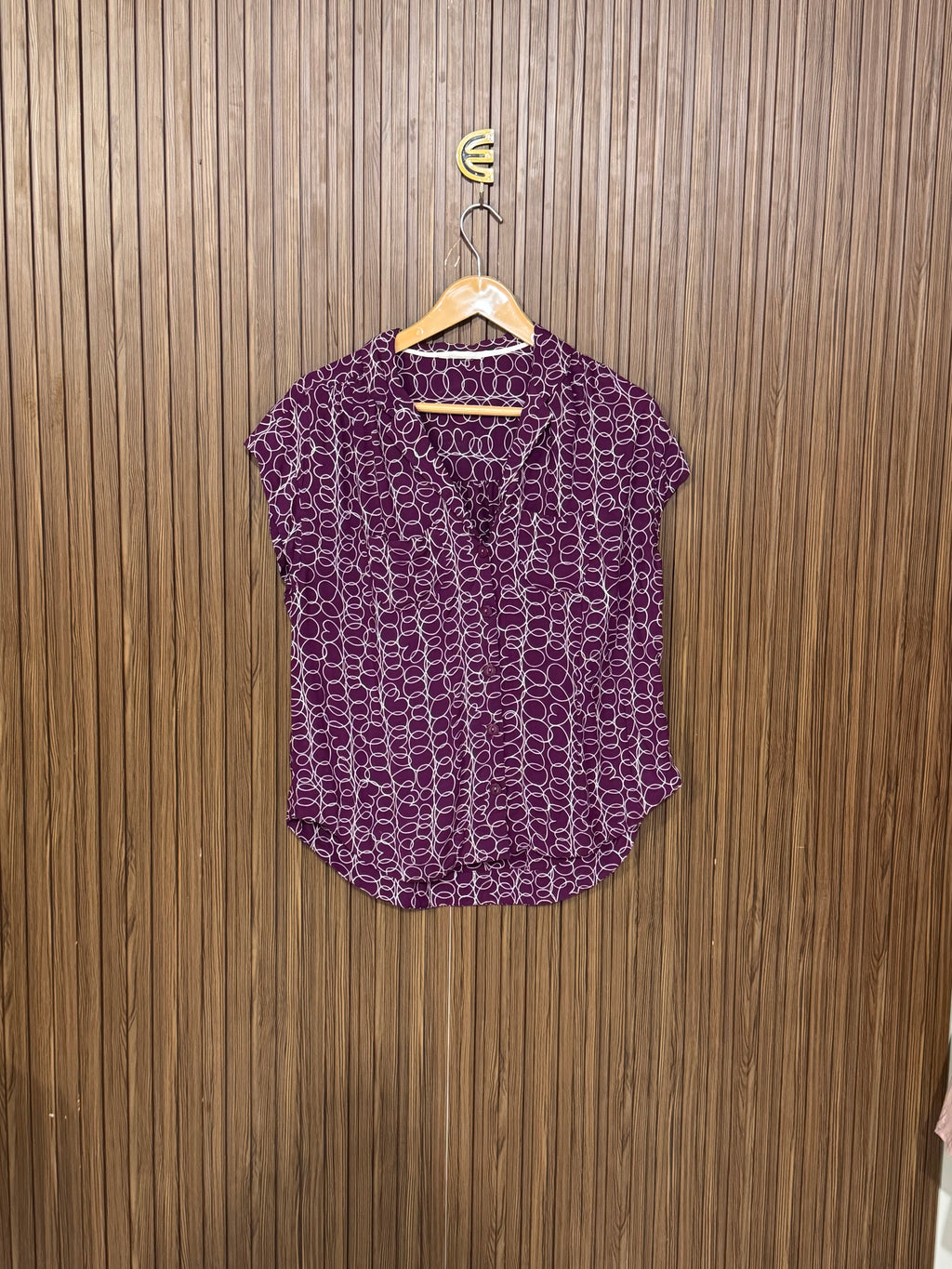 Chest 21 Length 24 Fabric Silk Casual Loose Top