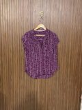 Chest 21 Length 24 Fabric Silk Casual Loose Top