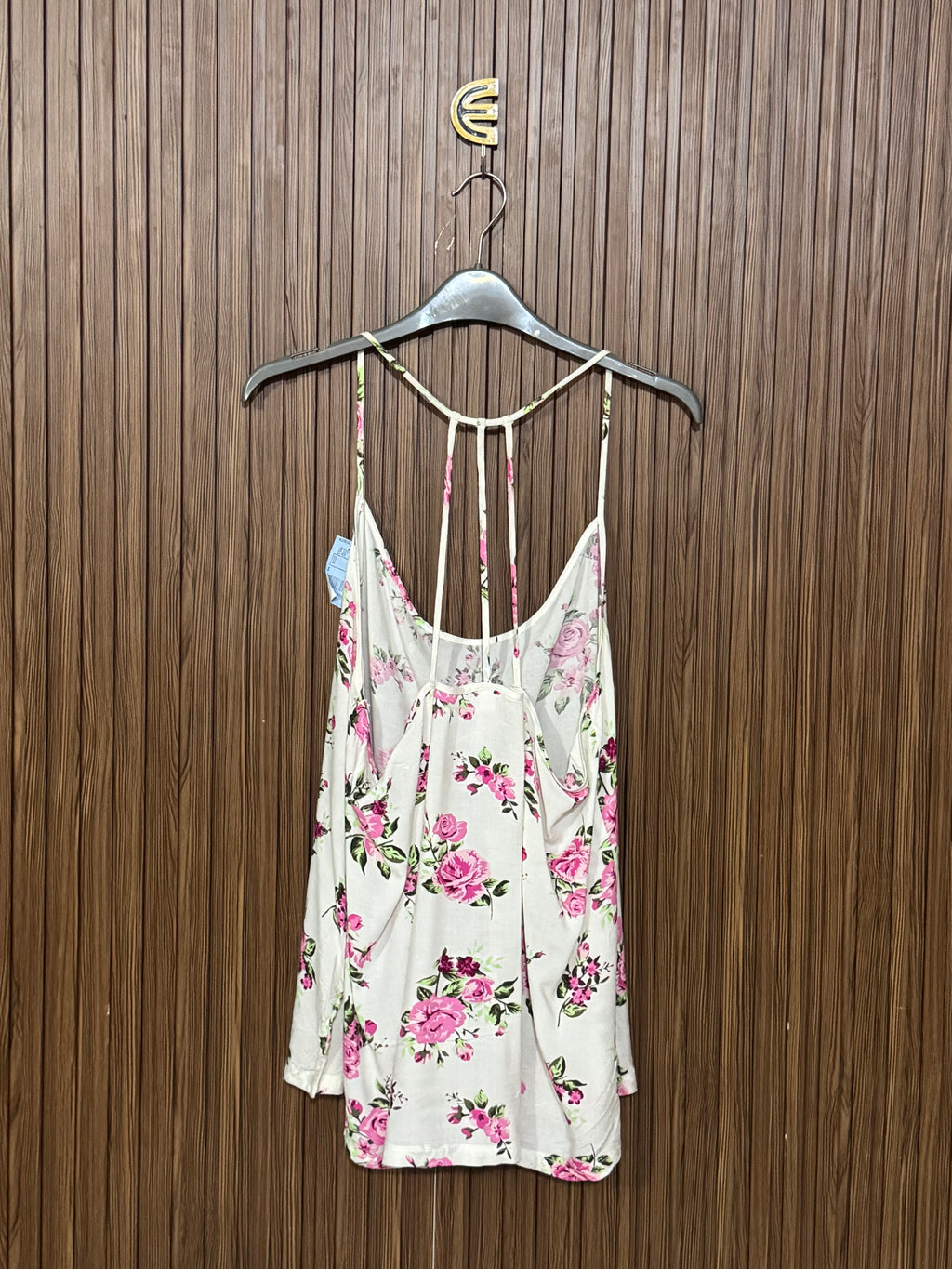 Chest 20 Length 21 Fabric Silk Olive Top