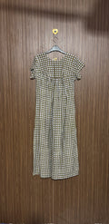 Olive Check Long Top