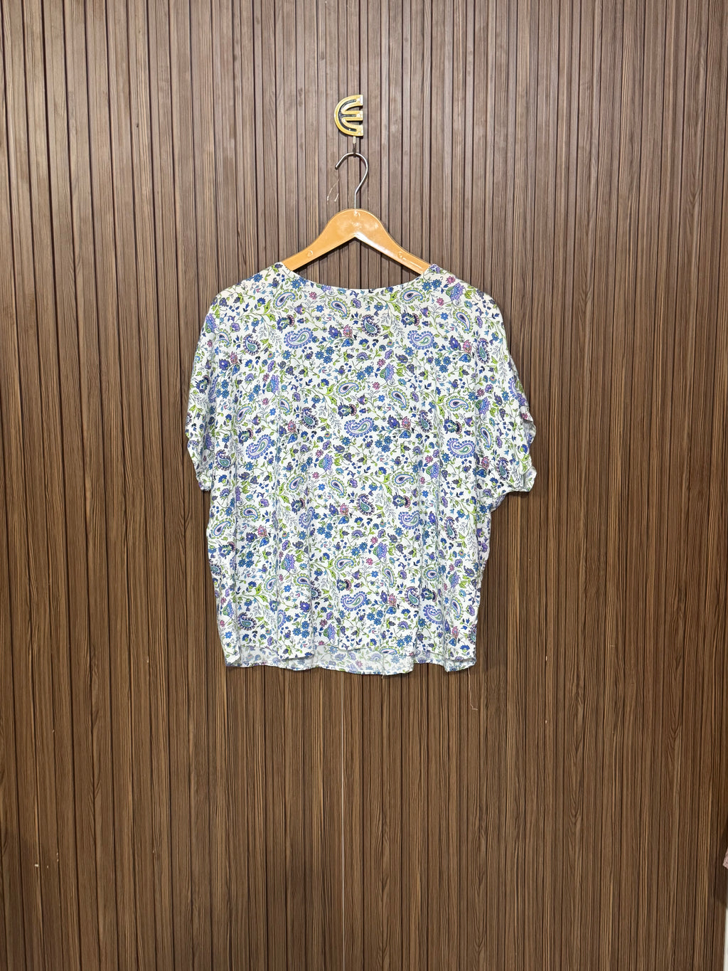 Chest 25 Length 23 Fabric Linen Simple Loose Top