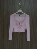 Blush Pink Crop Top