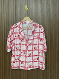 Chest 22 Length 22 Fabric Silk Trendy TShirt