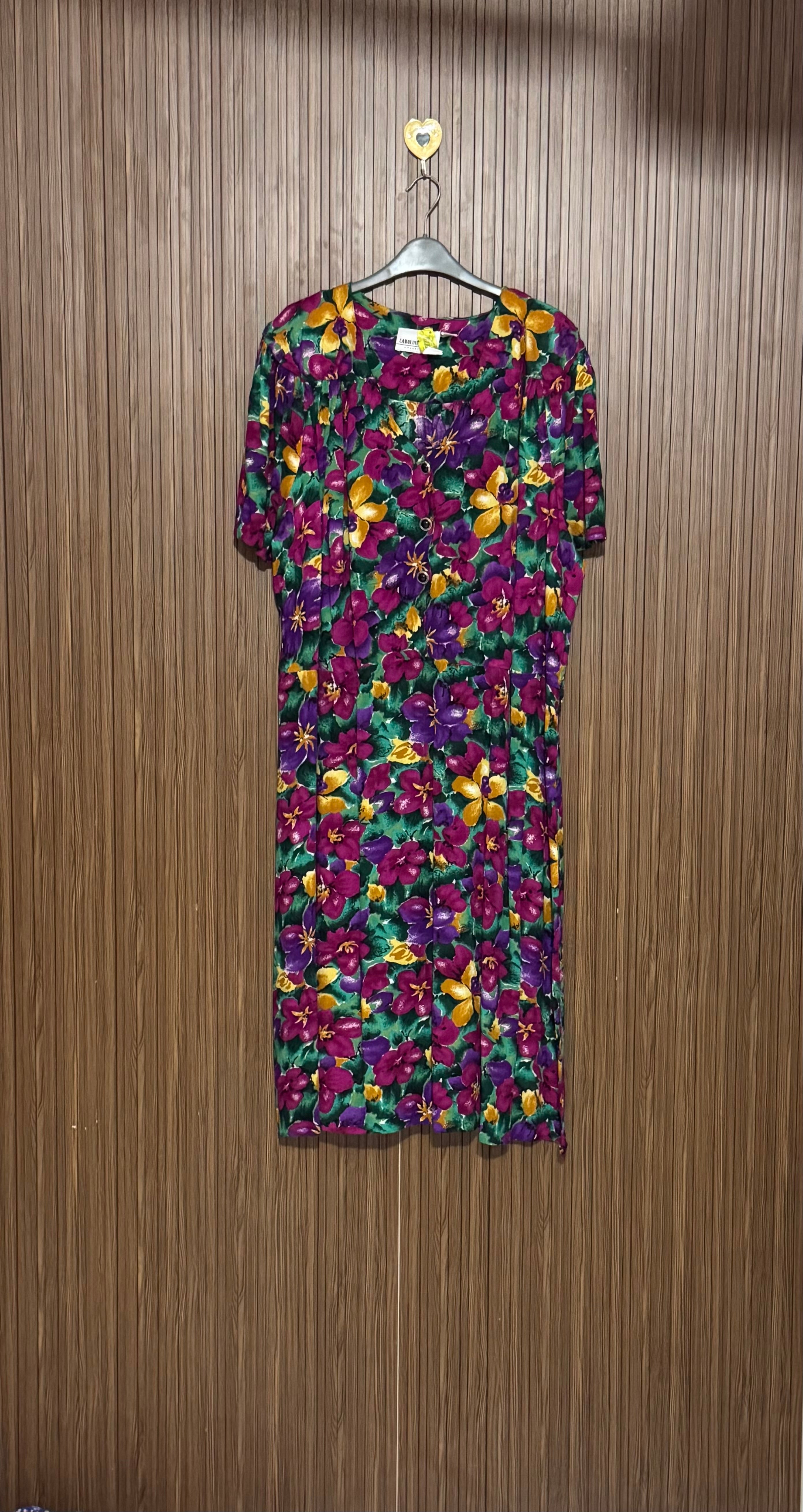 Purple Floral Long Top