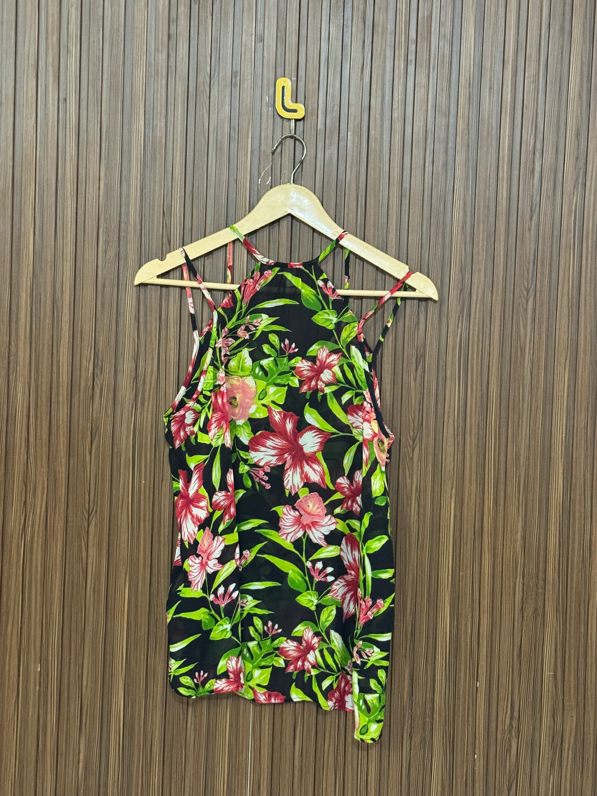 Chest 18 Length 24 Fabric Silk Shifon Asymmetric Sleeveless