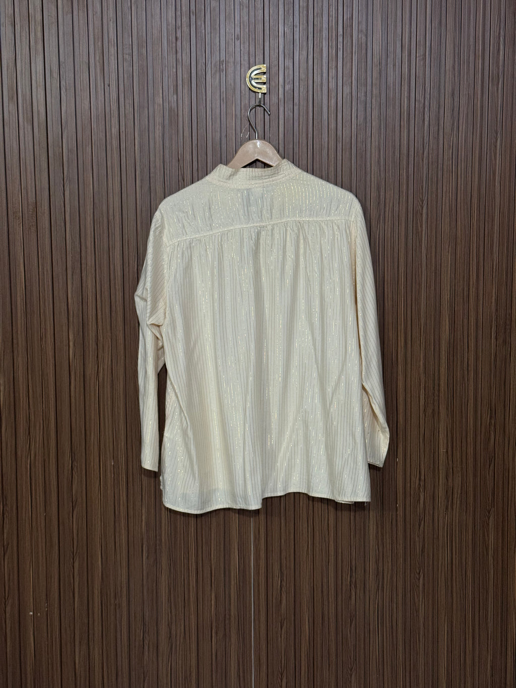 Chest 25 Length 26 Fabric Silk Front Rib Top