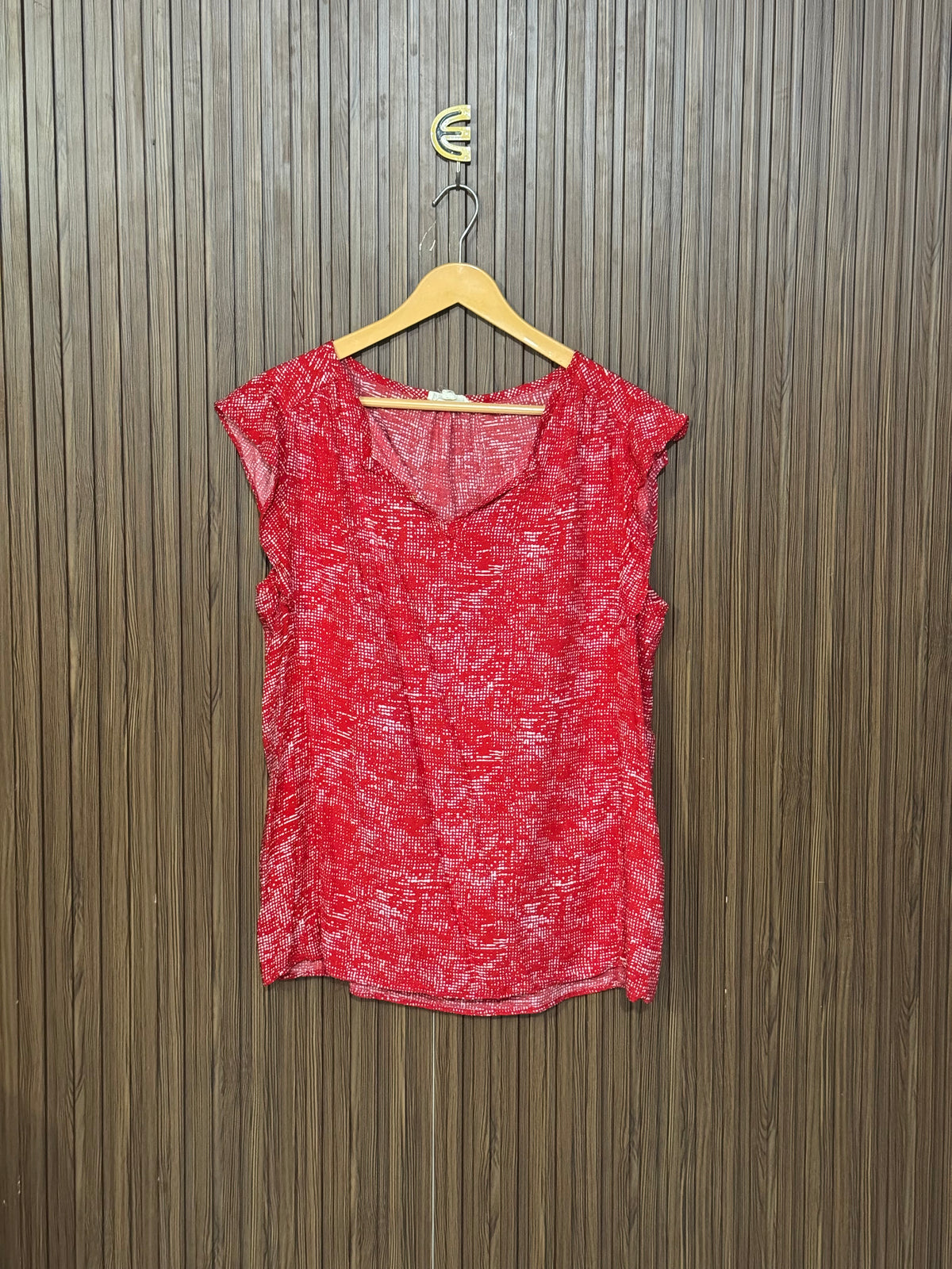 Chest 19 Length 26 Fabric Linen Cotton Basic Round Neck